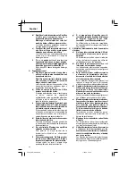 Предварительный просмотр 44 страницы Hitachi DS 18DSDL Safety Instructions And Instruction Manual