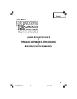 Предварительный просмотр 49 страницы Hitachi DS 18DSDL Safety Instructions And Instruction Manual