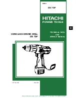 Hitachi DS 7DF Technical Data And Service Manual preview