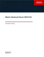 Hitachi DS120 G2 Hardware Manual preview