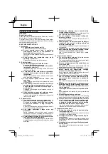 Предварительный просмотр 6 страницы Hitachi DS14DSFL Handling Instructions Manual