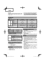 Предварительный просмотр 8 страницы Hitachi DS14DSFL Handling Instructions Manual