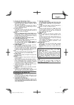 Предварительный просмотр 11 страницы Hitachi DS14DSFL Handling Instructions Manual