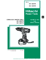 Hitachi DS14DVF3 Technical Data And Service Manual предпросмотр