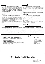 Предварительный просмотр 42 страницы Hitachi DV 12DV Handling Instructions Manual