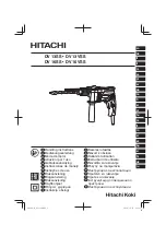 Hitachi DV 13SS Handling Instructions Manual preview