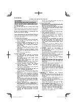 Предварительный просмотр 18 страницы Hitachi DV 13SS Handling Instructions Manual