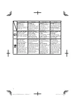 Предварительный просмотр 8 страницы Hitachi DV 14DBEL Handling Instructions Manual