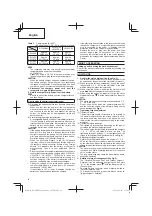 Предварительный просмотр 14 страницы Hitachi DV 14DBEL Handling Instructions Manual