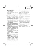 Предварительный просмотр 35 страницы Hitachi DV 14DBEL Handling Instructions Manual