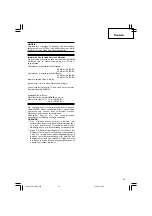 Предварительный просмотр 25 страницы Hitachi DV 14DBL Handling Instructions Manual