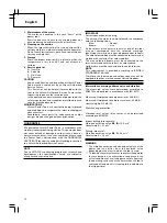 Preview for 16 page of Hitachi DV 14DCL Handling Instructions Manual