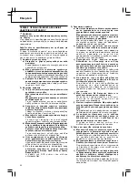 Preview for 84 page of Hitachi DV 14DCL Handling Instructions Manual