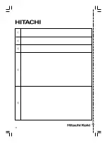 Preview for 100 page of Hitachi DV 14DCL Handling Instructions Manual