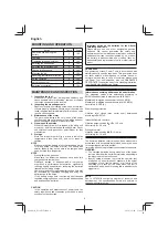 Предварительный просмотр 6 страницы Hitachi DV 14DCL2 Handling Instructions Manual