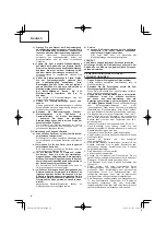 Предварительный просмотр 16 страницы Hitachi DV 14DJL Handling Instructions Manual