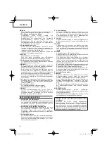 Предварительный просмотр 22 страницы Hitachi DV 14DJL Handling Instructions Manual