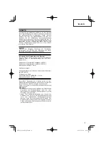 Предварительный просмотр 23 страницы Hitachi DV 14DJL Handling Instructions Manual