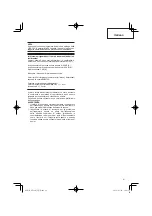 Предварительный просмотр 41 страницы Hitachi DV 14DJL Handling Instructions Manual