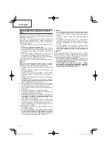 Предварительный просмотр 62 страницы Hitachi DV 14DJL Handling Instructions Manual