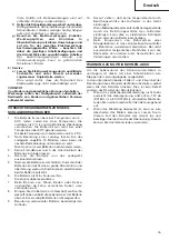 Предварительный просмотр 17 страницы Hitachi DV 14DL Handling Instructions Manual