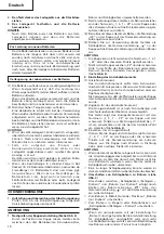 Предварительный просмотр 20 страницы Hitachi DV 14DL Handling Instructions Manual