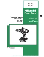 Preview for 1 page of Hitachi DV 14DL Service Manual