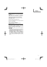 Preview for 37 page of Hitachi DV 14DSFL Handling Instructions Manual