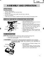 Preview for 13 page of Hitachi DV 14DV Safety And Instruction Manual