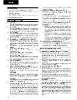 Предварительный просмотр 14 страницы Hitachi DV 14V Handling Instructions Manual