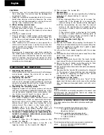 Предварительный просмотр 22 страницы Hitachi DV 14V Handling Instructions Manual