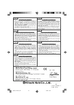 Предварительный просмотр 40 страницы Hitachi DV 16VBL Handling Instructions Manual