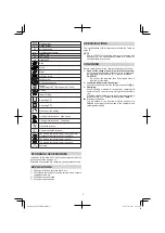 Предварительный просмотр 5 страницы Hitachi DV 18DBFL2 Handling Instructions Manual