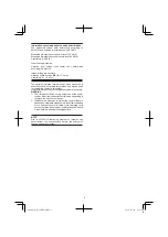 Preview for 8 page of Hitachi DV 18DBFL2 Handling Instructions Manual