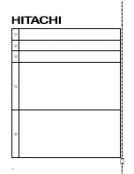 Предварительный просмотр 38 страницы Hitachi DV 20T2 Handling Instructions Manual