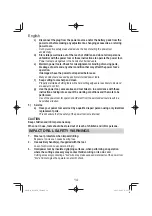 Предварительный просмотр 14 страницы Hitachi DV 20V Handling Instructions Manual