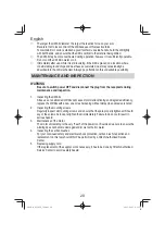 Предварительный просмотр 20 страницы Hitachi DV 20V Handling Instructions Manual