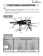 Предварительный просмотр 9 страницы Hitachi DV 20VB Safety And Instruction Manual