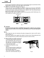 Предварительный просмотр 12 страницы Hitachi DV 20VB Safety And Instruction Manual