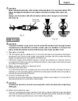 Предварительный просмотр 13 страницы Hitachi DV 20VB Safety And Instruction Manual