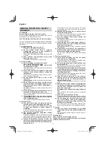 Preview for 2 page of Hitachi DV 20VD Handling Instructions Manual