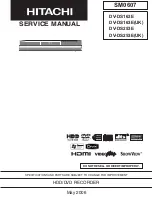 Hitachi DV-DS163E Service Manual preview