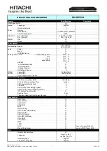 Preview for 1 page of Hitachi DV-DS253A Specifications