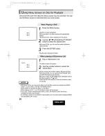 Preview for 26 page of Hitachi DV-P313U Instruction Manual