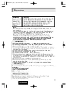 Preview for 3 page of Hitachi DV-P315U Instruction Manual