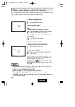 Preview for 26 page of Hitachi DV-P315U Instruction Manual