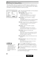 Предварительный просмотр 40 страницы Hitachi DV-P415U Instruction Manual