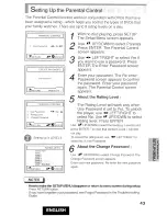 Предварительный просмотр 43 страницы Hitachi DV-P415U Instruction Manual