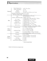 Предварительный просмотр 48 страницы Hitachi DV-P415U Instruction Manual