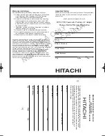 Preview for 23 page of Hitachi DV-P543U Instruction Manual